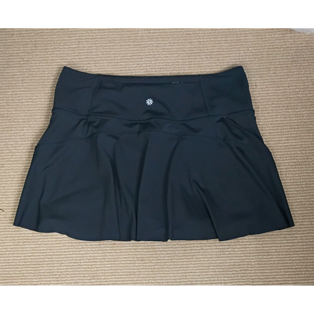 Athleta Ace Tennis Skort 13.5" Women's  size L Athletic Black Skirt Tennis Golf - Picture 2 of 8